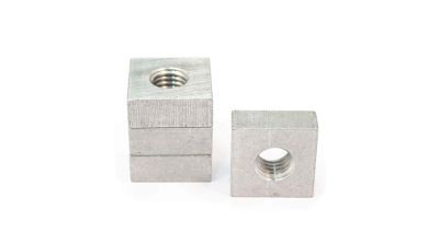 Sliding nuts made of aluminium